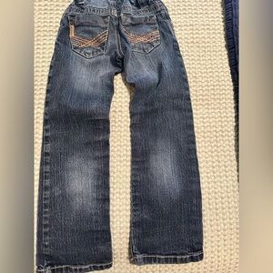 Cinch Boys Blue Denim Jeans with Embroidered Pockets